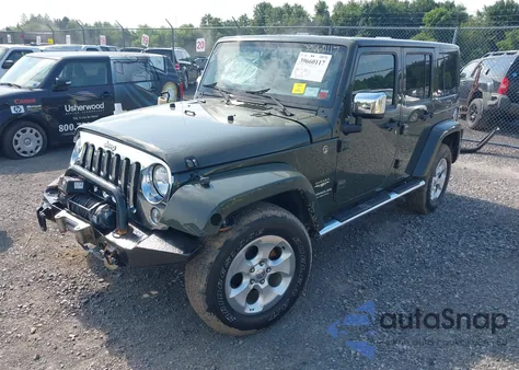 2015 Jeep Wrangler Unlimited Sahara из США, поврежденный, VIN 1C4BJWEG2FL770349